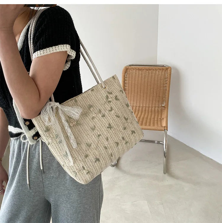 Bloom Polka Bow Handbag