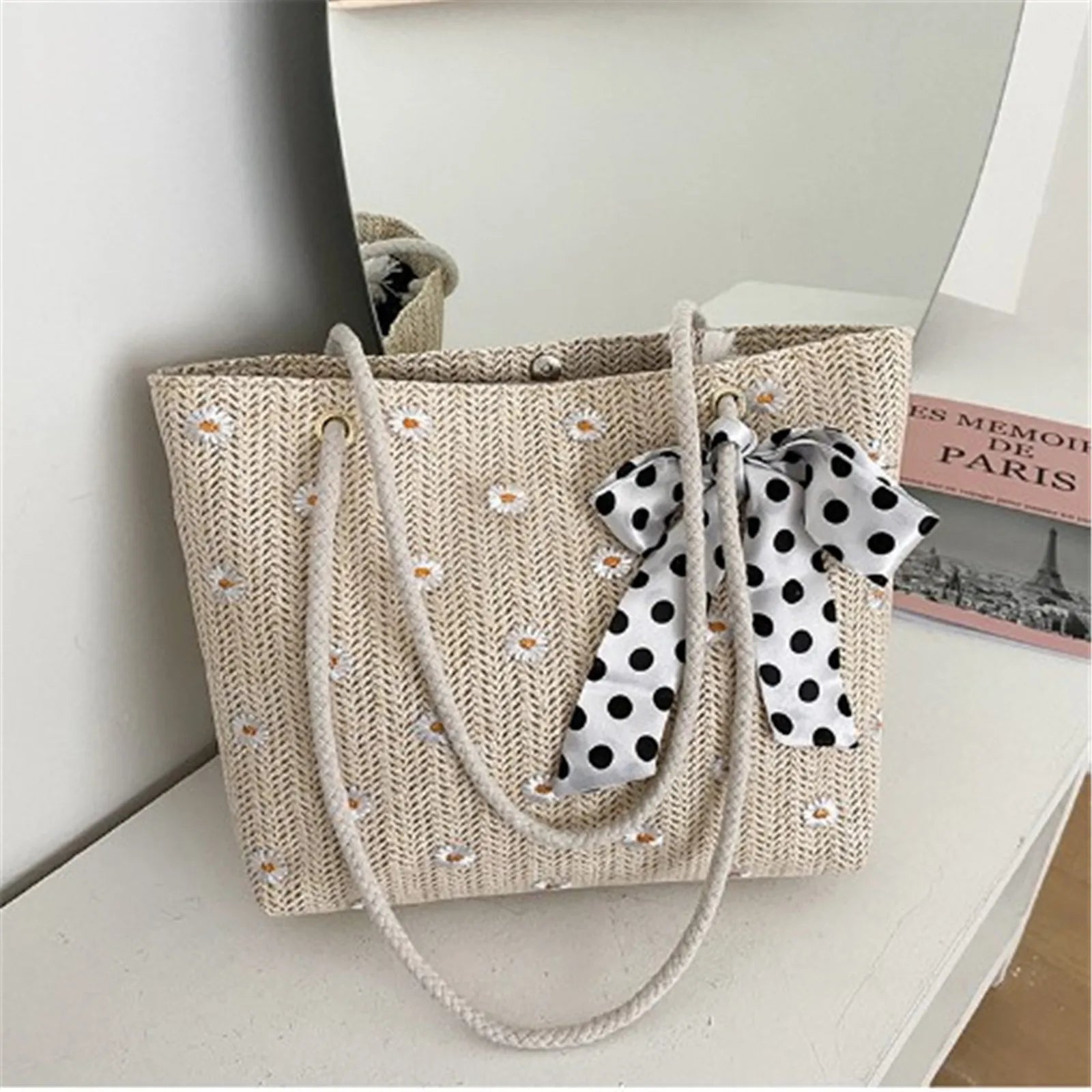 Bloom Polka Bow Handbag