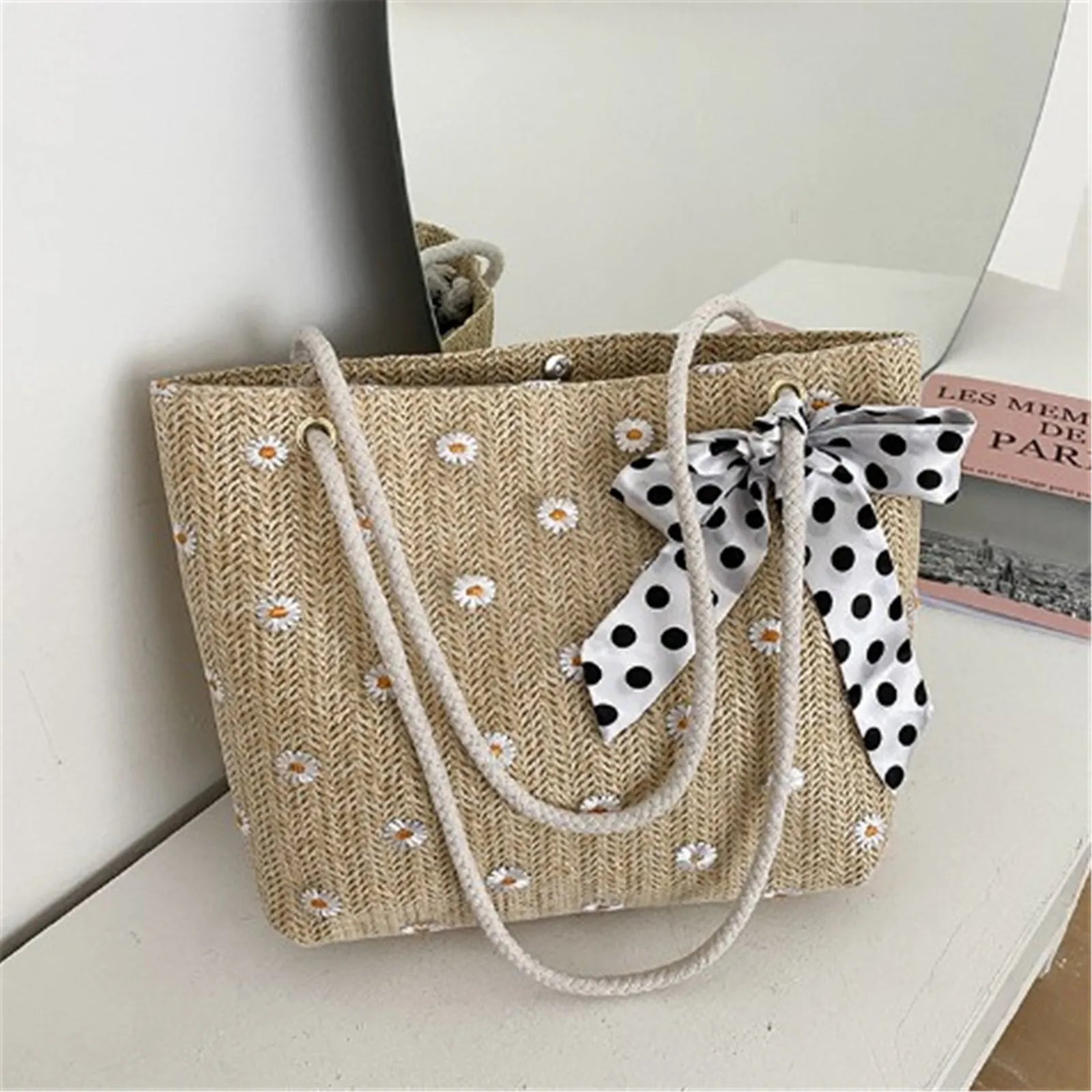 Bloom Polka Bow Handbag